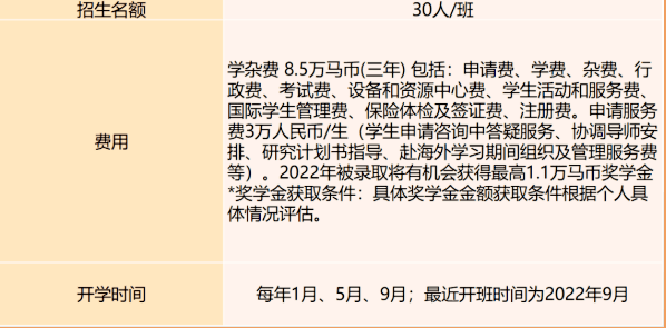 馬來(lái)西亞優(yōu)理大學(xué)研究型博士學(xué)費(fèi)